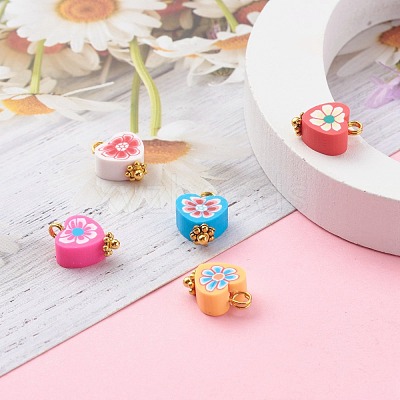 Handmade Polymer Clay Charms PALLOY-JF00706-1