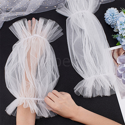 Polyester Detachable Puff Sleeves AJEW-WH0083-26-1