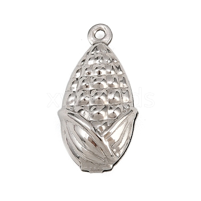 Fruit 304 Stainless Steel Pendants STAS-P418-03E-P-1