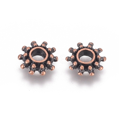 Tibetan Style Spacer Beads RLFH10384Y-NF-1