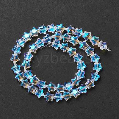 Transparent Glass Beads Strand X1-GLAA-F112-02I-1