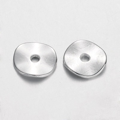 Tibetan Style Alloy Wavy Spacer Beads K0NWF022-1
