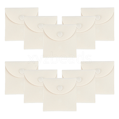 Square Velvet Jewelry Package Bags ABAG-WH0035-055C-03-1