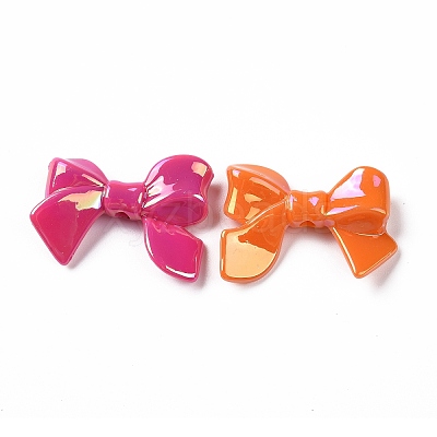 Acrylic Imitation Shell Beads OACR-P011-01G-1