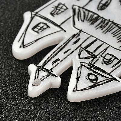 Resin Pendants RESI-A013-01-1