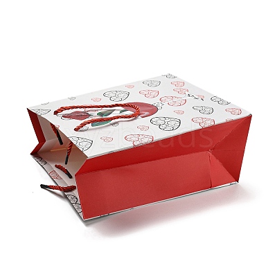 4 Colors Valentine's Day Love Paper Gift Bags CARB-D014-01D-1