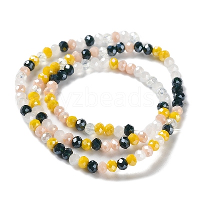 Glass Beads Strands EGLA-A034-M4mm-38-1