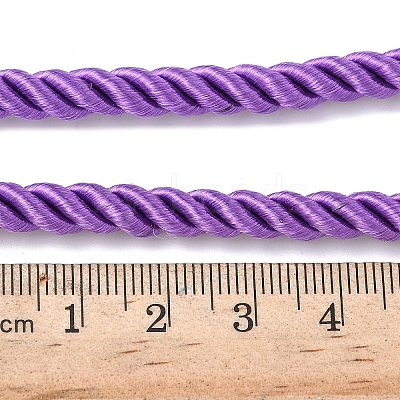 5MM Nylon Twisted Cord Necklace Making FIND-G096-01G-21-1