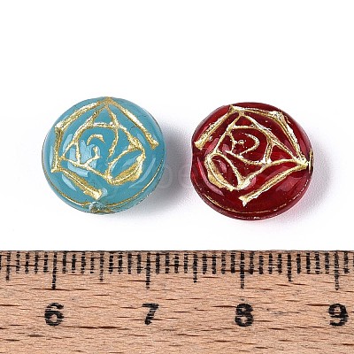 Opaque Glass Beads LAMP-T021-43M-1