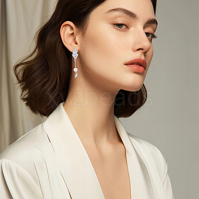 Brass Stud Earring Findings KK-ME0002-57-1