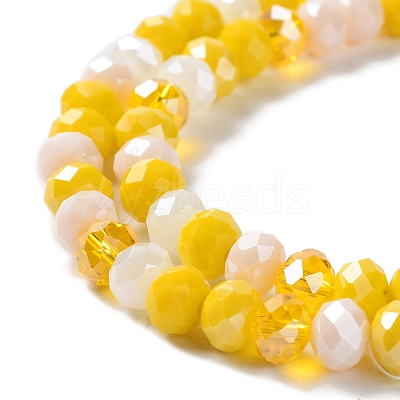 Glass Beads Strands EGLA-A034-M8mm-21-1