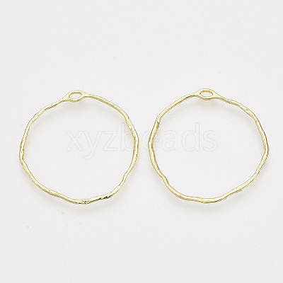 Alloy Open Back Bezel Pendants X-PALLOY-S121-82A-1