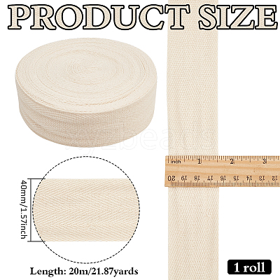 Cotton Ribbon OCOR-WH0085-52B-1