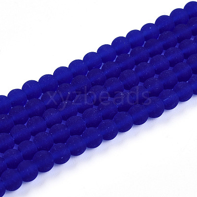 Transparent Glass Beads Strands LS-GLAA-T032-T4mm-MD16-1