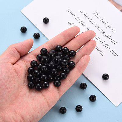 Opaque Acrylic Beads MACR-S370-C10mm-S002-1