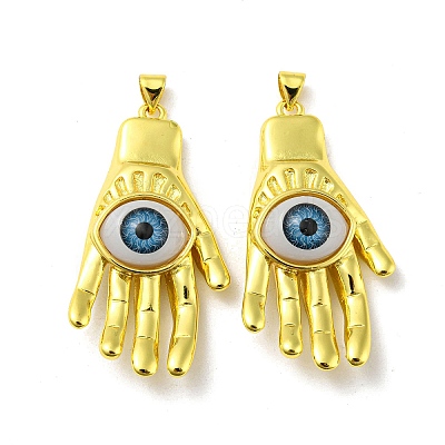 Real 18K Gold Plated Brass Pendants KK-L209-001G-01-1