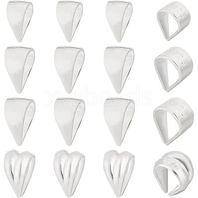 925 Sterling Silver Snap on Bails FIND-PH0021-79B-1