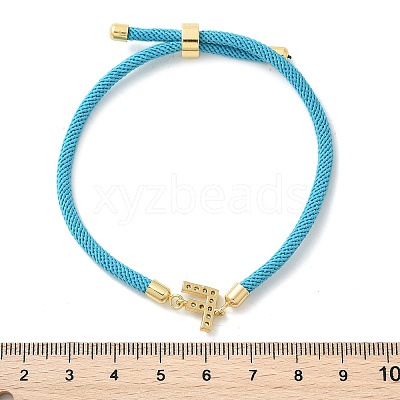Adjustable Nylon Cord Bracelets BJEW-C096-01G-06-1
