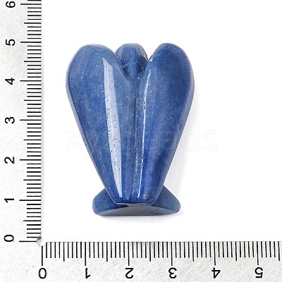 Natural Blue Aventurine Angel Figurine DJEW-N006-01A-03-1