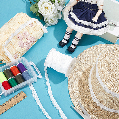 20M Nylon Elastic Lace Ribbon OCOR-GA0002-89-1