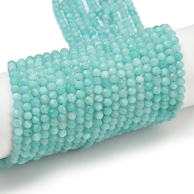 Natural Amazonite Beads Strands G-E411-43-4mm-1