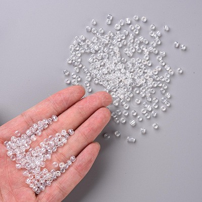 6/0 Glass Seed Beads SEED-US0003-4mm-101-1