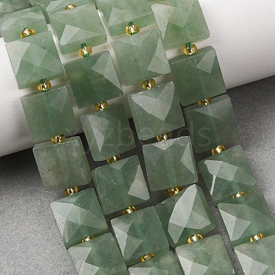 Natural Green Aventurine Beads Strands G-F839-A10-01-1