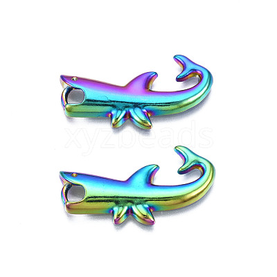 Rainbow Color Alloy Pendants PALLOY-N156-202-1