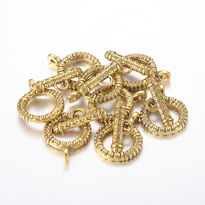 Tibetan Style Toggle Clasps GLF0211Y-1
