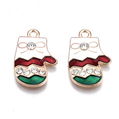 Alloy Enamel Pendants X-ENAM-Q442-032-RS-1