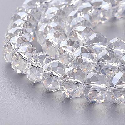 Anti-Tarnish Glass Beads Strands GR12MMY-01L-1