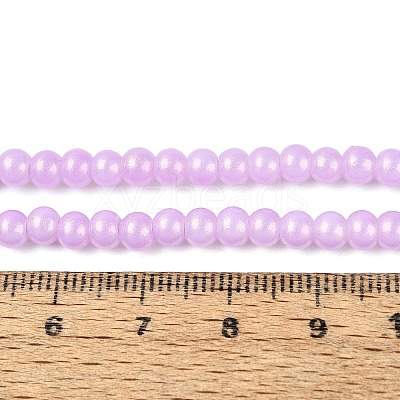 Baking Paint Glass Pearl Beads Strands DGLA-ZX001-05A-09-1