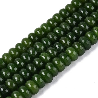 Natural White Jade Beads Strands G-Q613-01F-07-1