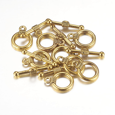 Tibetan Style Alloy Toggle Clasps GLF0034Y-NF-1
