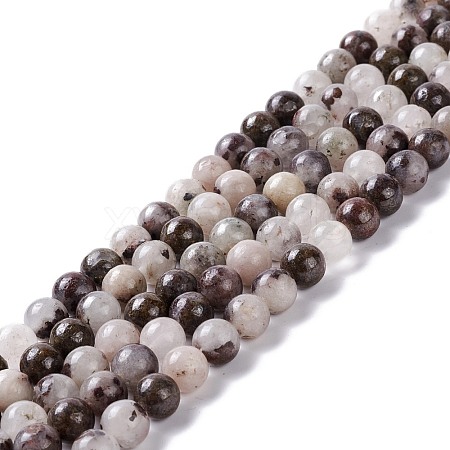 Natural Pyrite & Quartz Beads Strands G-K317-A25-1