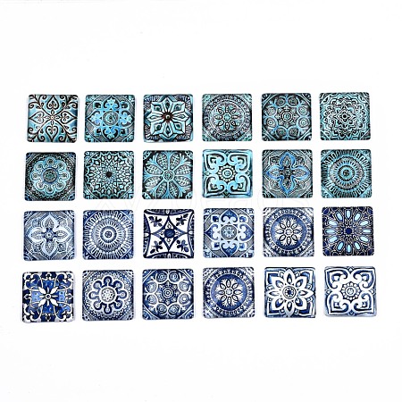 Glass Cabochons GGLA-S036-21D-1