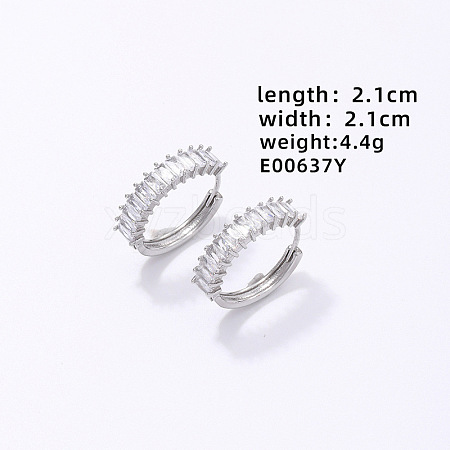 Vintage Retro Chic Sparkling Diamond Earrings for Casual Fashion Statement RW4607-2-1