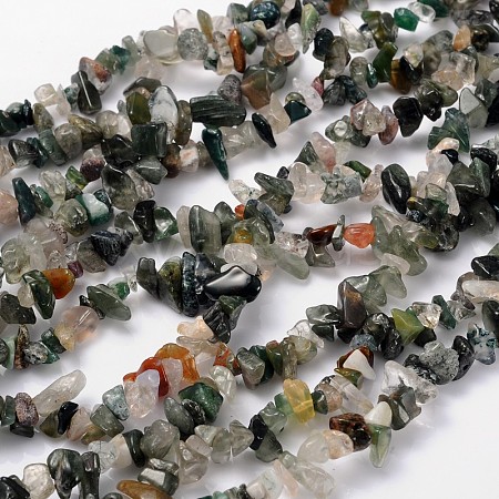 Natural Indian Agate Beads Strands F066-1