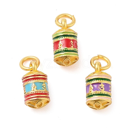 Alloy Enamel Charms ENAM-M008-01G-1