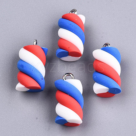 Handmade Polymer Clay Charms LS-X-CLAY-T016-83I-1