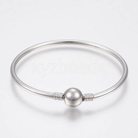 304 Stainless Steel Bangles BJEW-H571-03P-1