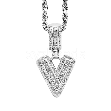 Brass Micro Pave Cubic Zirconia Pendants PW-WG3207D-44-1