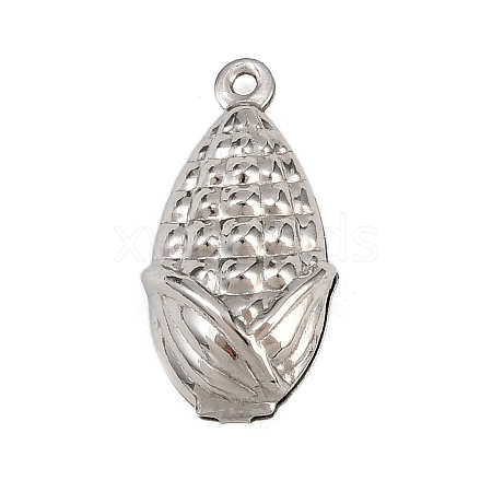 Fruit 304 Stainless Steel Pendants STAS-P418-03E-P-1