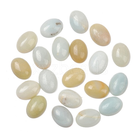Natural Flower Amazonite Cabochons X-G-C115-01A-31-1