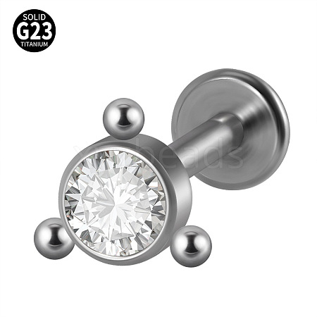 G23 Titanium Threadless Labrets WG33C7B-19-1