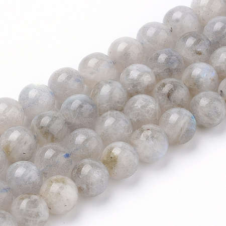 Natural Labradorite Beads Strands G-Q961-05-6mm-1