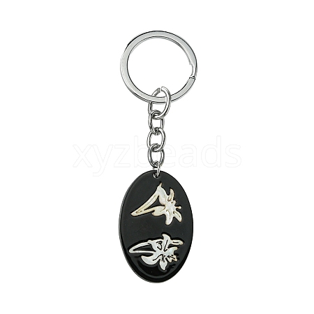 Acrylic & Shell Keychains KEYC-YW00009-07-1