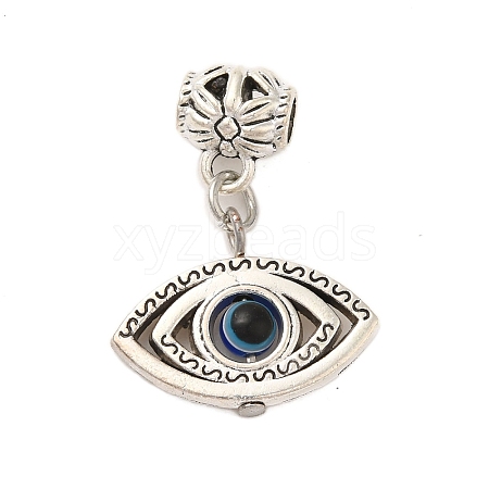 Tibetan Style Alloy Resin Pendants FIND-Z063-01AS-1