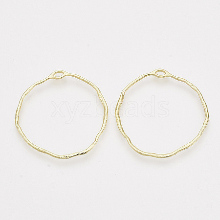 Alloy Open Back Bezel Pendants X-PALLOY-S121-82A-1