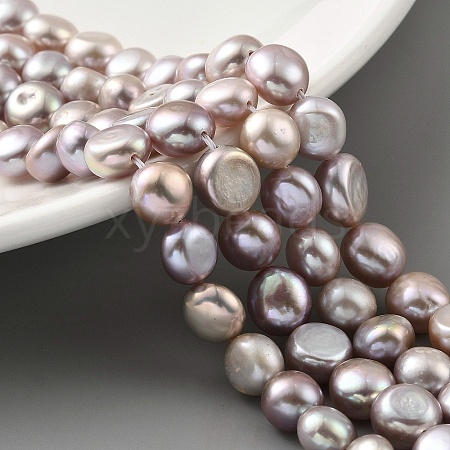 Natural Cultured Freshwater Pearl Beads Strands PEAR-A006-08I-1